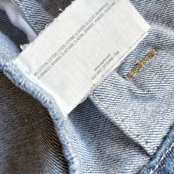 Upcycled ESPRIT Denim Jacket Quilted Rose OOAK - Picture 6 of 13